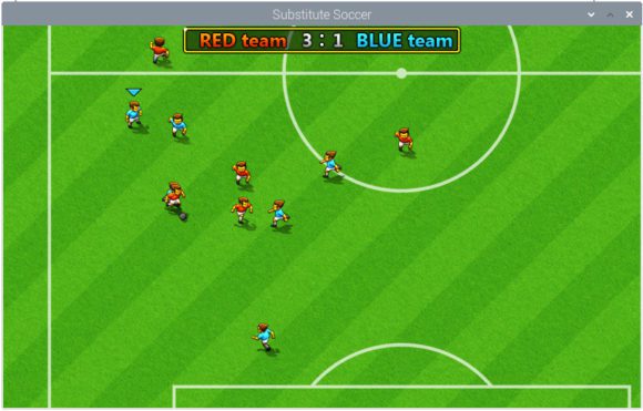 Das Fußballspiel erinnert an Kick Off